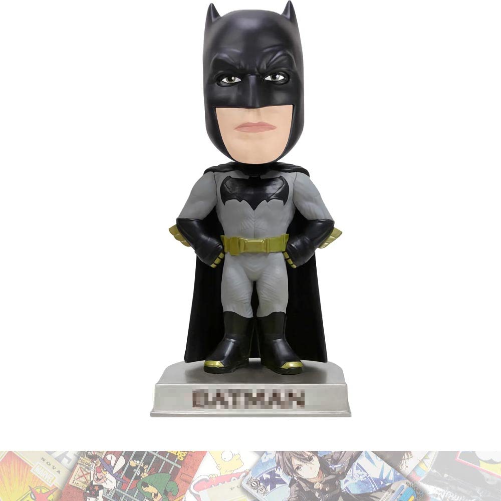 Funko B a t m a n : Wacky Wobblers Bobble Head Figure Bundle with 1 Comics Theme Compatible Trading Card (07017)