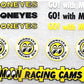 Assorted Tiny Mooneyes Decals Remote Control Vehicle Stickers