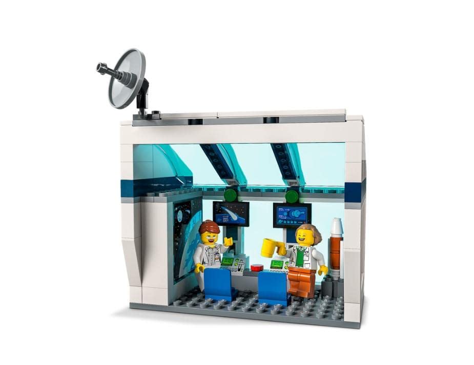 Lego City Rocket Launch Center Building Toy Set 60351, NASA-Inspired Space Toy with Rocket, Launch Tower, Observatory, and Mission Control, Pretend