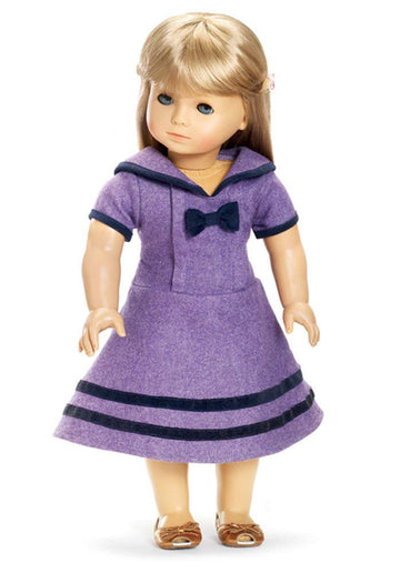 Private School Purple Dress - Fits 18" American Girl Dolls