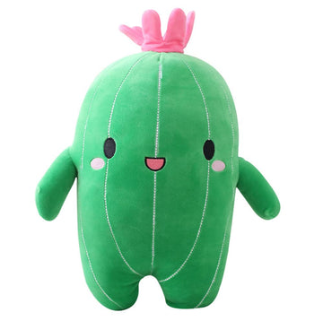 NatureMan Cactus Stuffed Plant Plush Toy with Smile Face Super Cute Soft Cactus Plush Pillow Creative Plush Plant Cactus Decoration Great Birthday