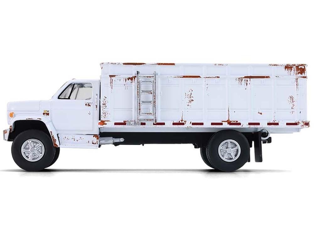 1980 C-70 Grain Truck White (Weathered) S.D. Trucks Series 20 1/64 Diecast Model by Greenlight 45200A