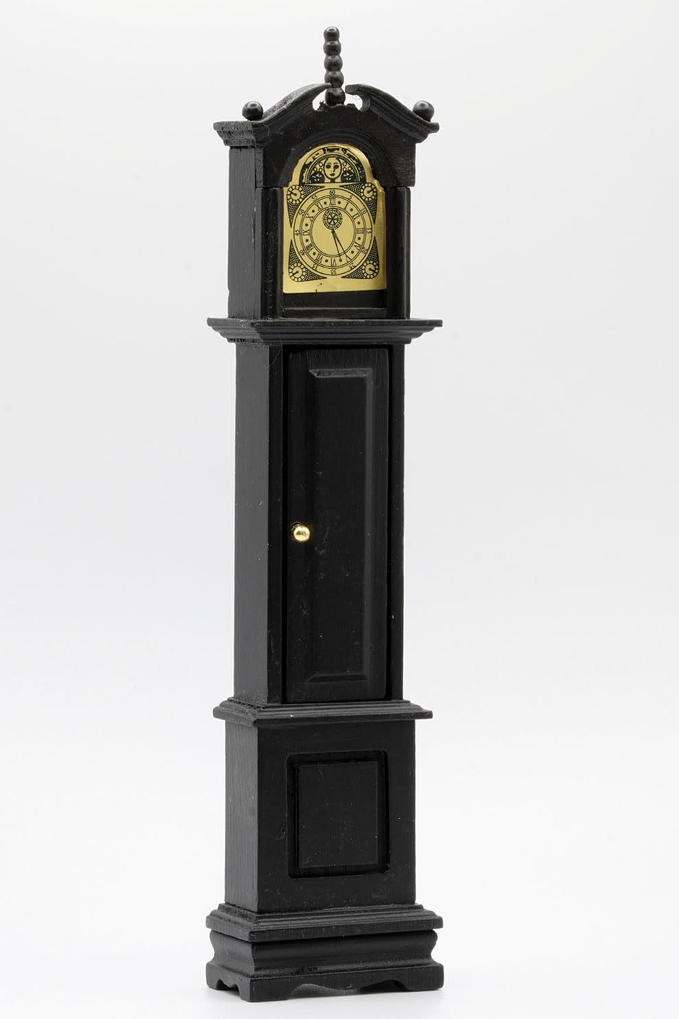Classics by Handley Dollhouse Miniature Grandfather Clock (Black)