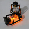 Miniature Antique Oil Lamp - 2.8-Inch Handcrafted Metal Retro Lantern for and Diorama Decor, Vintage Scene Model Accessories (7cm)