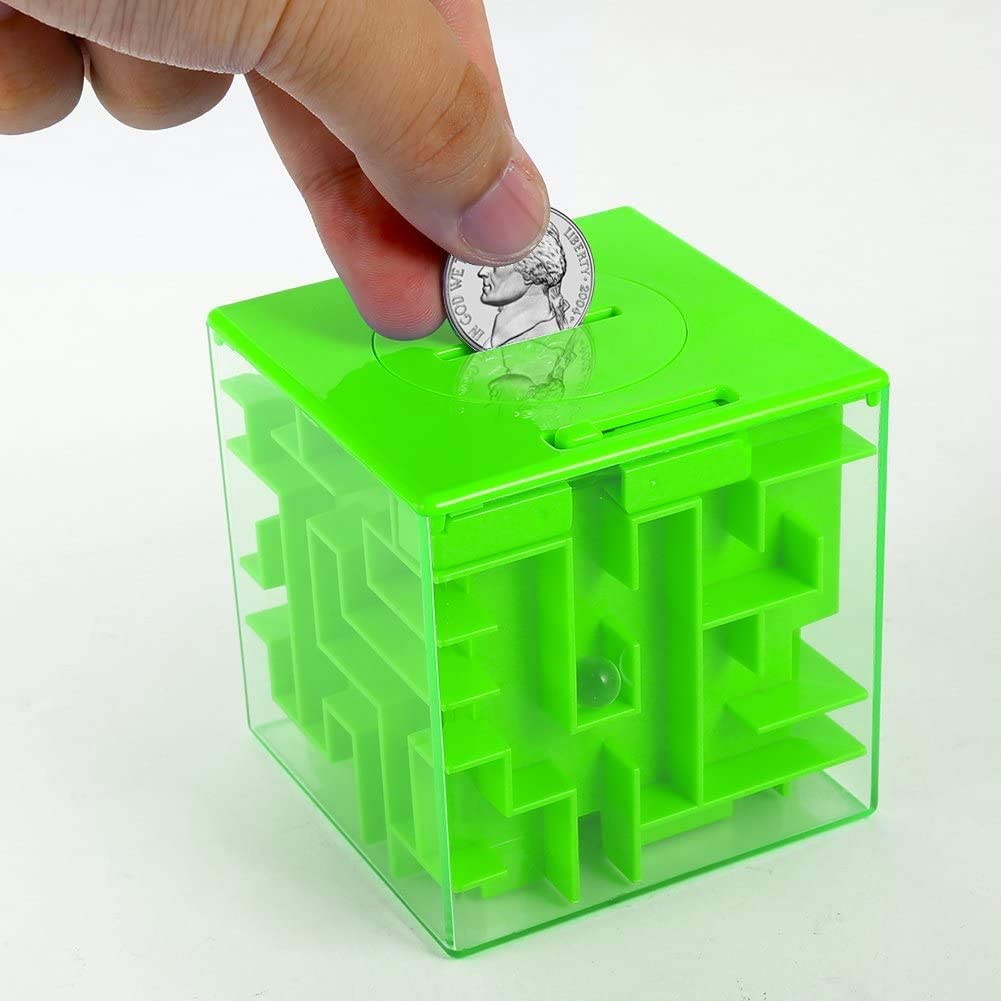 2 Pack Money Maze Puzzle Box for Kids and Adults