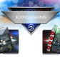 Deep Water Games Sovereign Skies Board Game Deluxe Edition: Core Game, Double Expansions Box, and Large Playmat (3 Items)