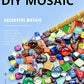 500g Mixed Color Irregular Crystal Mosaic Tiles,Tiny Mosaic Tile DIY Hobbies Children Handmade Crystal Craft for Craft Bathroom Kitchen Home