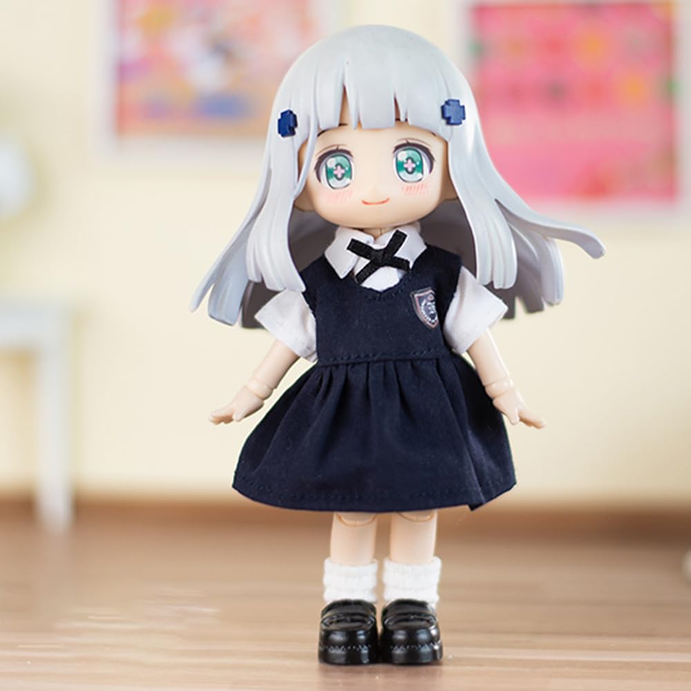 niannyyhouse 1/12 BJD OB11 Doll Clothes Curled Socks 3 Pairs Doll Dressup (A2)