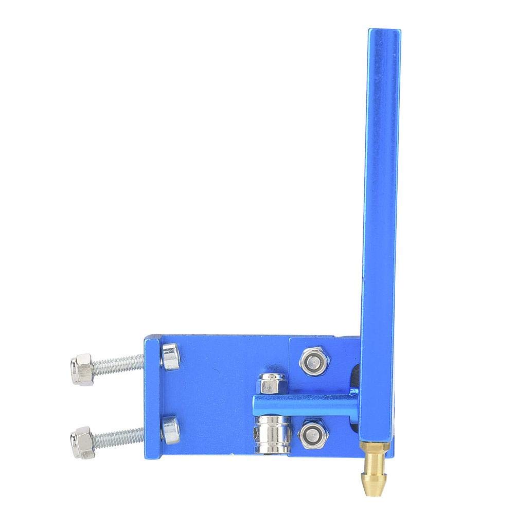 RC Boat Rudder, Lightweight Aluminum with Water Pickup Function, 95mm Rudder for Remote Control Electric Boats and Model Enthusiasts (Blue, 95mm)