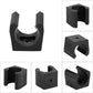 Dilwe Billiards Pool Cue Clip, 6pcs Plastic Snooker Cue Locating Clip for Billiards Cue Sticks Easy to Install