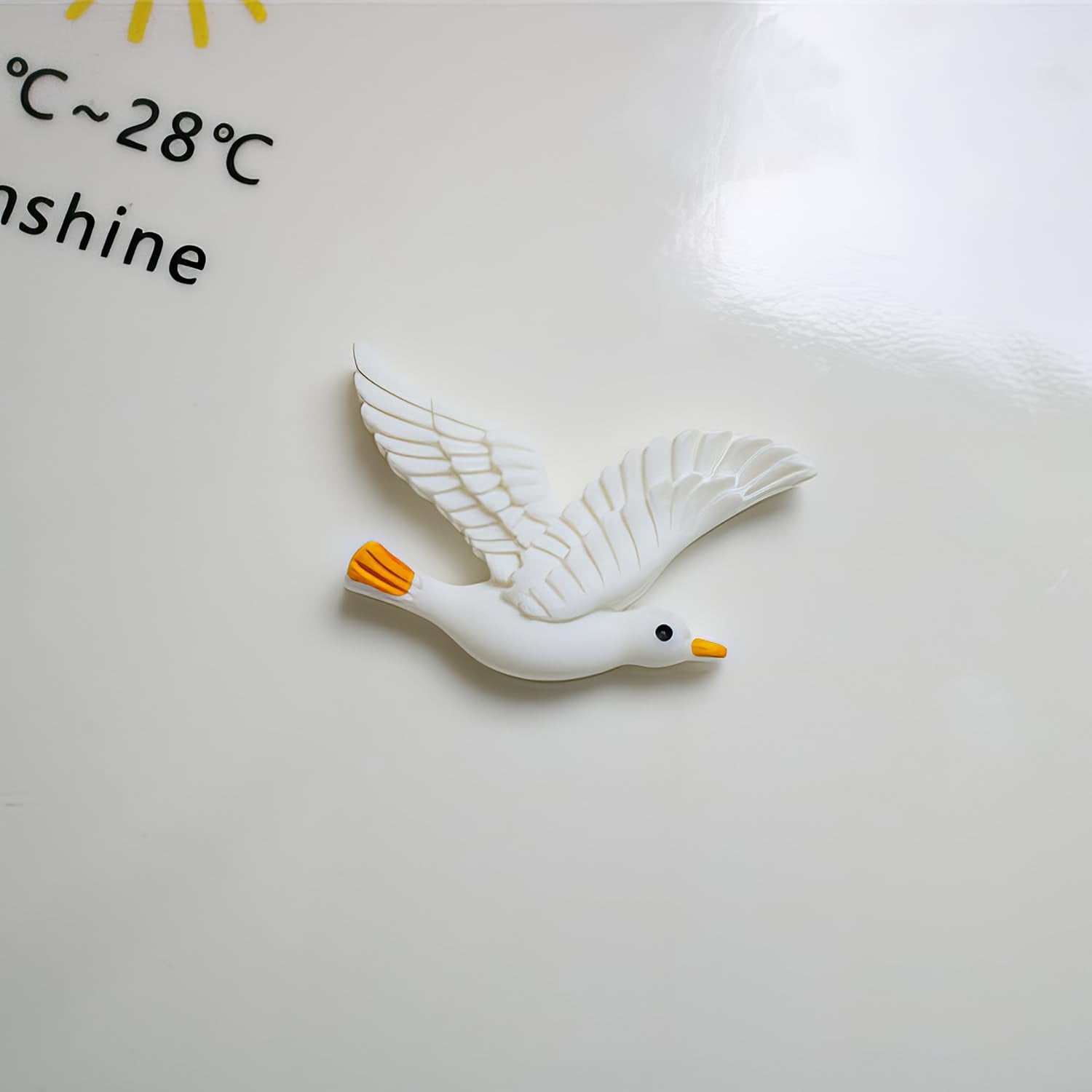 picocosmxiruo 6Pcs Seagull Bird Embellishment Cabochons Resin,Beachy Decor,Lighthouse Decorating,Dollhouse Decor,Mini Animals
