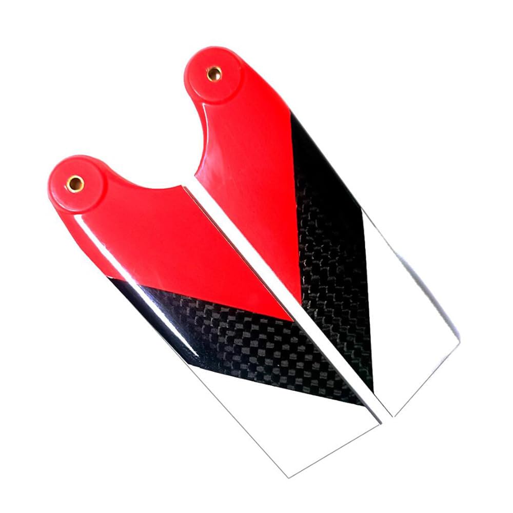 STASRC 700 RC Helicopter Carbon Fiber Tail Rotor Blade Red 105mm for Align Trex 700 KIT