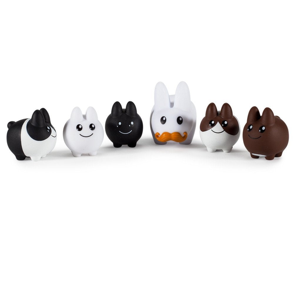 Kidrobot Labbit with Littons Vinyl Figure Set by Frank Kozik