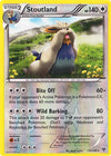 Pokemon - Stoutland (110/146) - XY - Reverse Holo