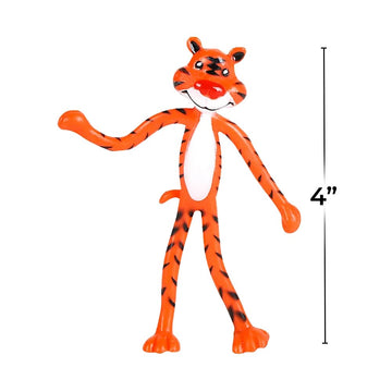 Rhode Island Novelty 4" Bendable Zoo Animals | 12 Per Order