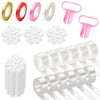 38-in-1 Balloon Arch Garland Kit, 6 Rolls 98ft Tape Strips, 6 Rolls 600 Glue Dots, 20 Flower Clips, 4 Ribbons and 2 Tie Tools for Birthday Wedding