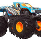 Mattel Hot Wheels Monster Trucks Podium Crasher, Blue [1:24 Scale die cast] Oversized