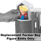 Fisher-Price Replacement Part Little People Animal Friends Farm Playset CHJ51 - Replacement Farmer Boy Eddie Figure