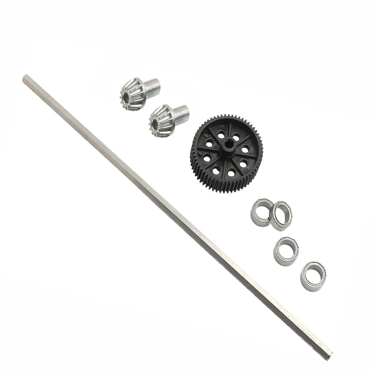 JIAFANRC 9201E Drive Shaft Assembly PX9200-25 for 1:10 1:12 PX9200 9201E 9203E 9205E 9206E 9200E Trucks 200E 210E Brushless RC Cars