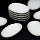 10 White Cearmic Plate Dish Bowl Dollhouse Miniatures Food Kitchen No 1 by Cool Price