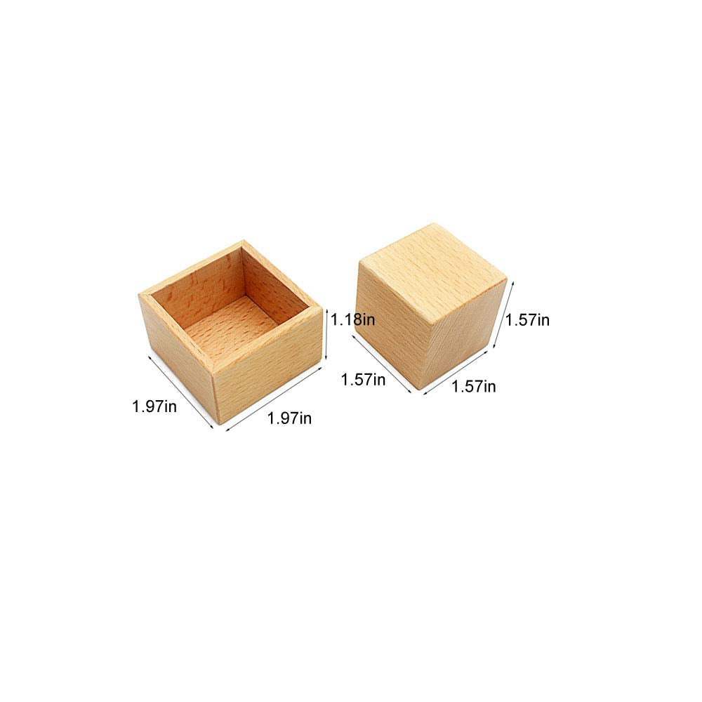 Montessori Egg Ball, Cup, Cube, Box Sensorial Learning Toy for Toddlers