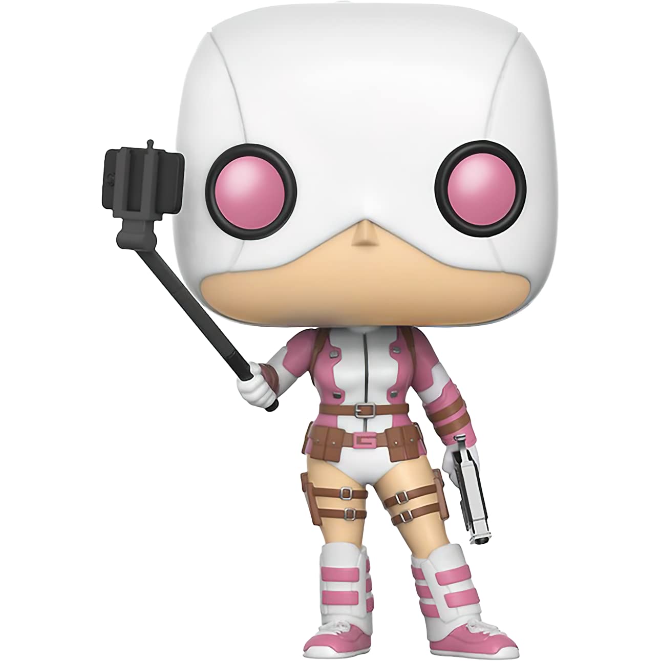 Funko Selfie Gwenpool (2017 Summer Con Exc): P o p ! Vinyl Figurine Bundle with 1 Compatible 'ToysDiva' Graphic Protector (232-14537 - B)