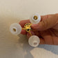 AirAds 1:12 Scale Dollhouse Miniature Dining Room liglht Fixture LED Chandelier Elegant Tulip Lighting Living Room Light