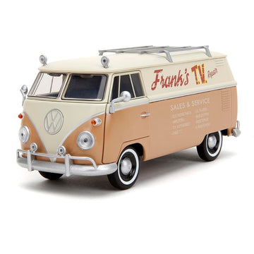 Jada Transformers Rise of The Beast 1:24 Volkswagen Bus Wheeljack w/Robot On Chassis Die-Cast Car, Toys for Kids and Adults