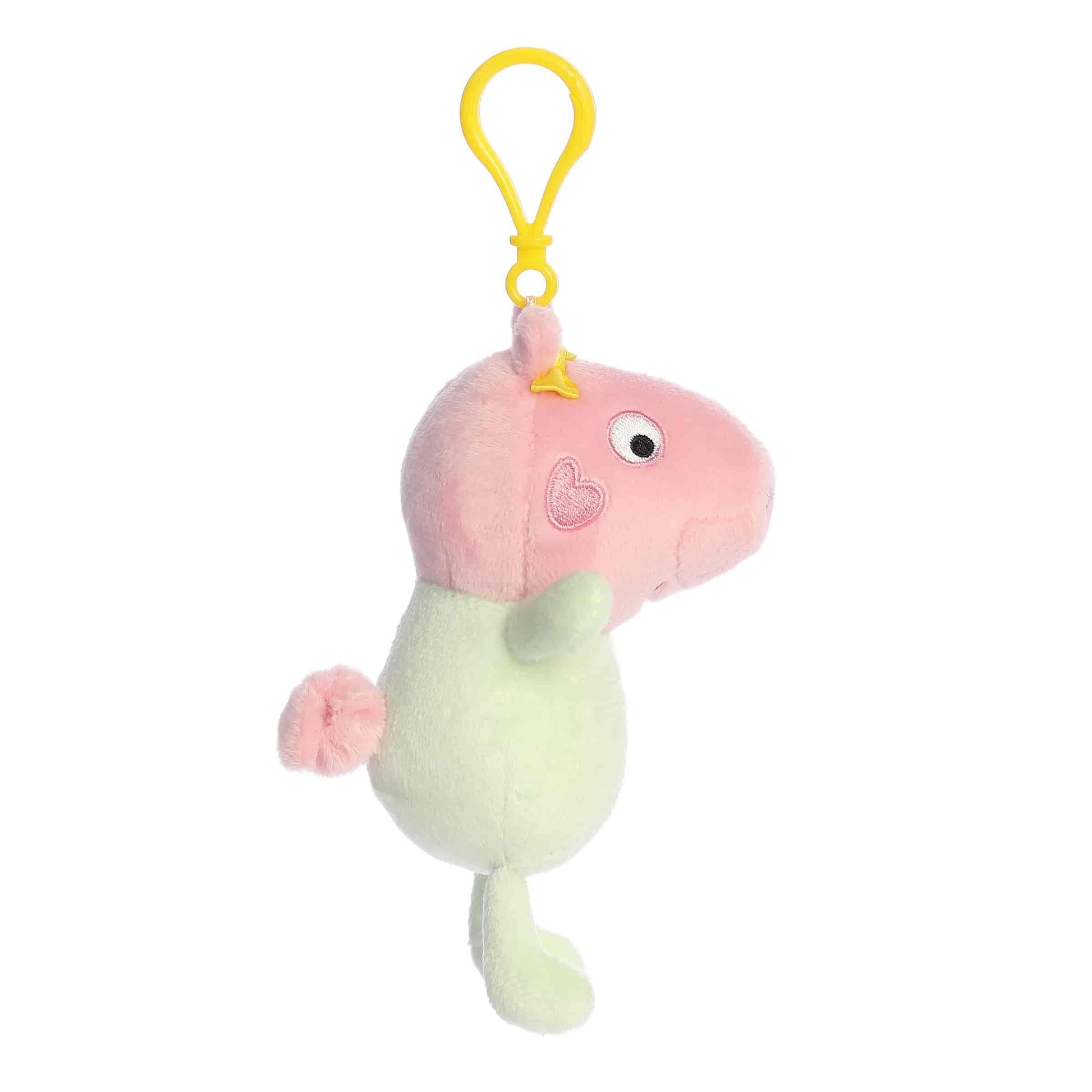 Aurora® Playful Peppa Pig™ Baby Evie Clip-On - Officially Licensed Toys for All Fans - Perfect for Birthdays, Adults and Kids All Ages - Pink 4.5