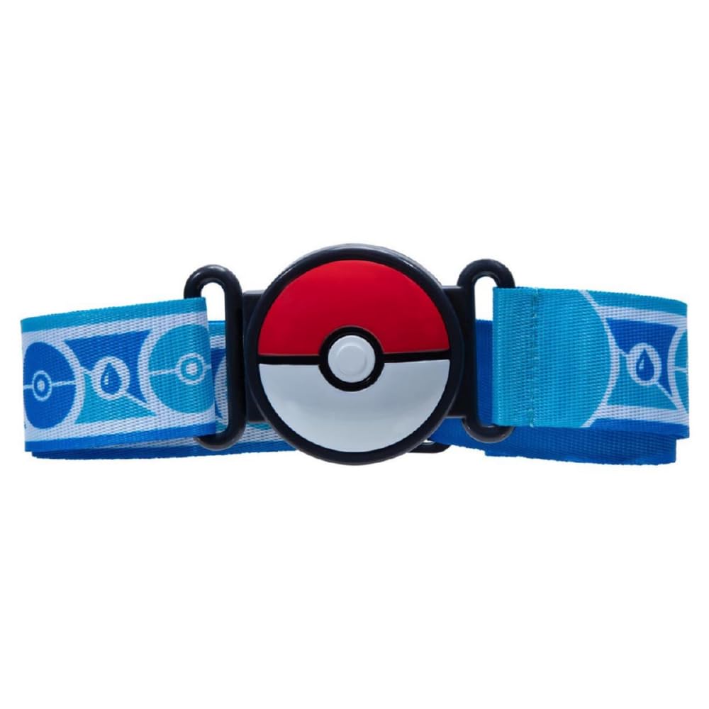 Pokémon Clip N Go Poke Ball Belt Set - Quaxly Includes Themed Belt and 2-Inch Quaxly with Dive Ball & Water Ball Accessories