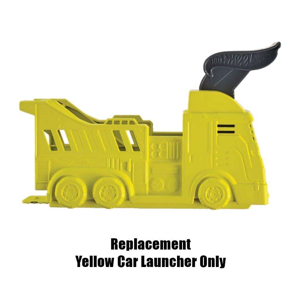 Mattel Replacement Part for Hot-Wheels T-Rex Rampage Cars Playset - GFH88 ~ Replacement Yellow Car Launcher