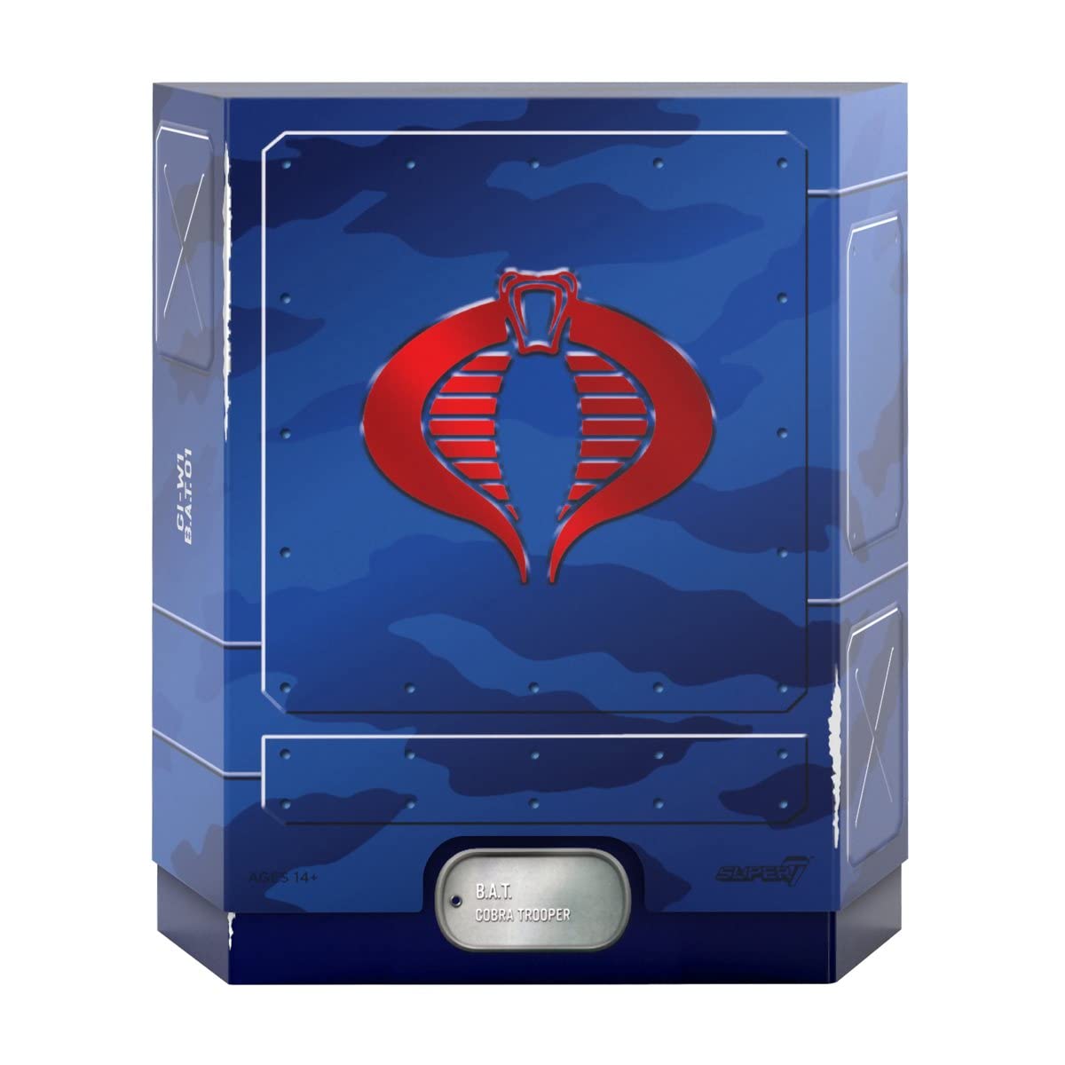 Super7 ULTIMATES! G.I. Joe Cobra B.A.T. - 7" G.I. Joe Action Figure with Accessories Classic Cartoon Collectibles and Retro Toys
