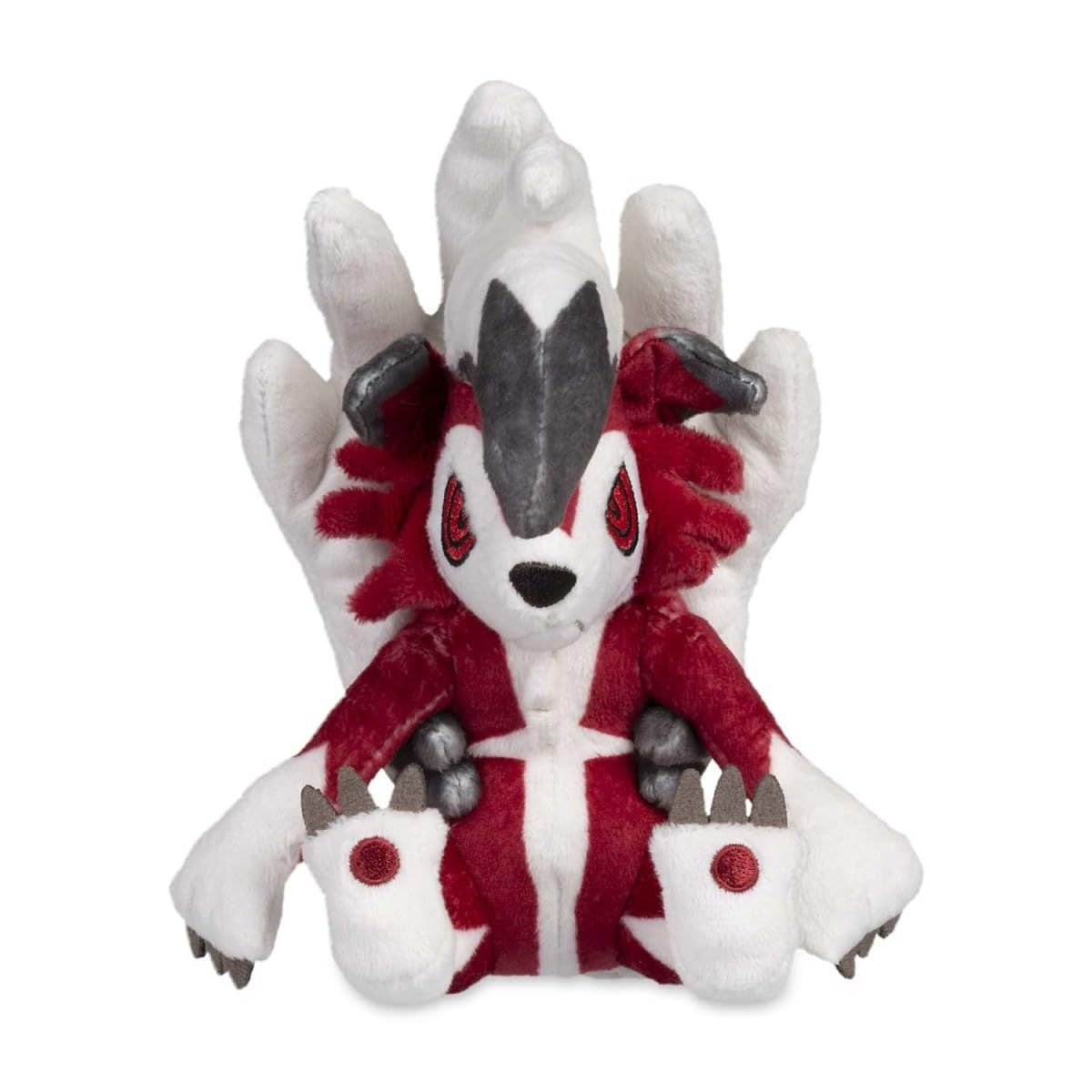 Pokémon Center: Lycanroc (Midnight Form) Sitting Cuties Plush