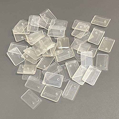 EBCO 50 Pieces Plastic Action Figure Stand Base for 3.75inchGI Joe Figure Toy Exclusive Upgrade Clear Display Stand Tool,Transparent