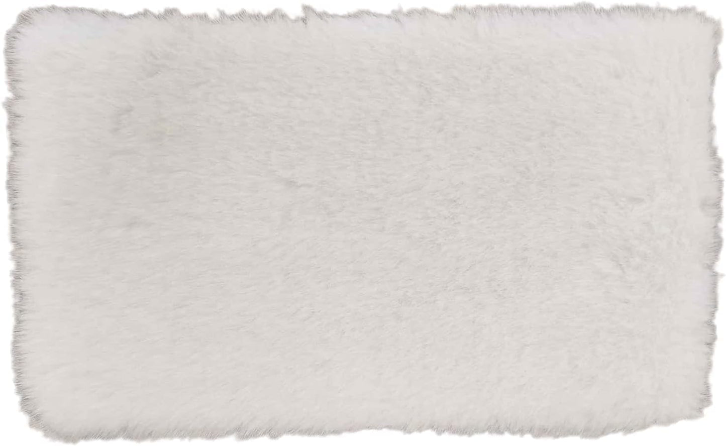 Miniature Square White Rug, Soft Carpet Decor for 1/12 Scale Dollhouses, Lightweight and Decorative Accessory for Doll House Interiors