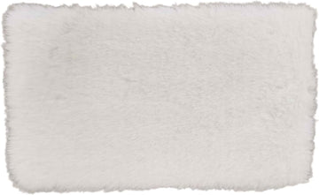 Miniature Square White Rug, Soft Carpet Decor for 1/12 Scale Dollhouses, Lightweight and Decorative Accessory for Doll House Interiors
