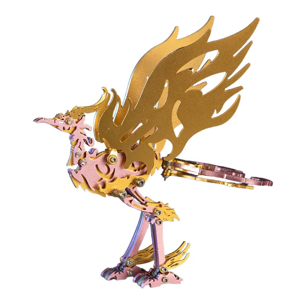 Mokrdomain Bi Fang 3D Metal Puzzle, Golden-Wings, 109 Pieces