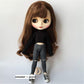 DoubleWood Handmade Casual Sweater & Jean/Pants Replacement for Blythe & Pullip Dolls, 1/6 Fashion Doll Clothing Set Accessories