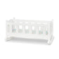 Melissa & Doug Wooden Play Cradle for Dolls - Baby Doll Crib and Baby Doll Bed with Mattress, Doll Accessories for Pretend Play and Stuffed Animals,