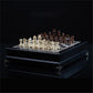 15 "Wooden Chess Set, Large Size Board, Built-in Storage Drawer - 2 Extra Queens - Wooden Chess Pieces - Gift wrap, Adult and Children's Board Games