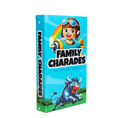 Plearn Pieces Family Charades - for Kids & Families | 4+ Players | Family Bonding Game | Stocking Stuffers | Ages 4+ |