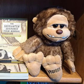 The Petting Zoo Bigfoot Boy Stuffed Animal Plushie, Gifts for Kids, Wild Onez Wildlife Animals, Zoologee Bigfoot Ape Plush Toy, 10 inches