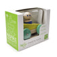 3 Piece Tegu Magnetic Racer Building Block Set, Yellow Big Top