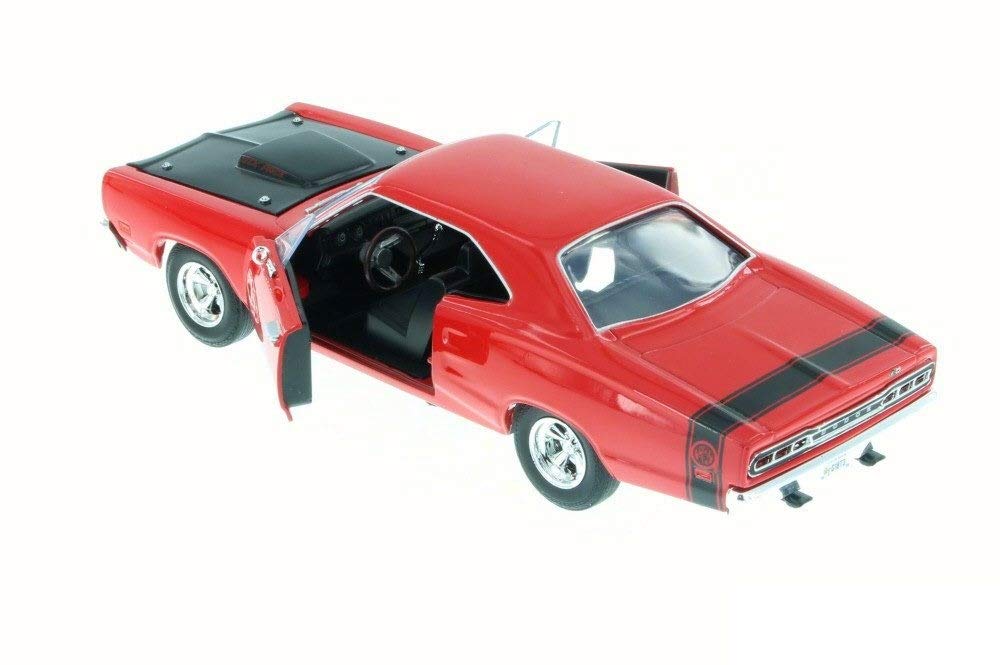 1969 Dodge Coronet Super Bee Red 1/24 Diecast Model Car by Motormax