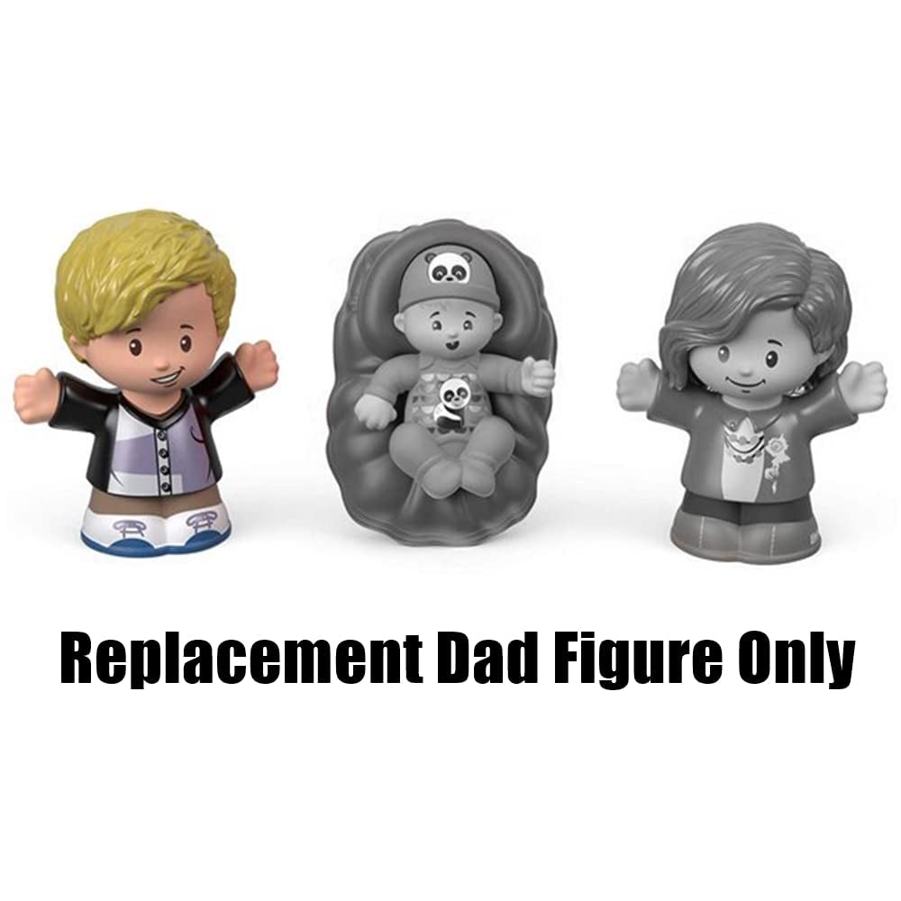 Replacement Part for Fisher-Price Little People Big Helpers Family - FRM72 ~ Replacement Dad Figure ~ Blonde Hair