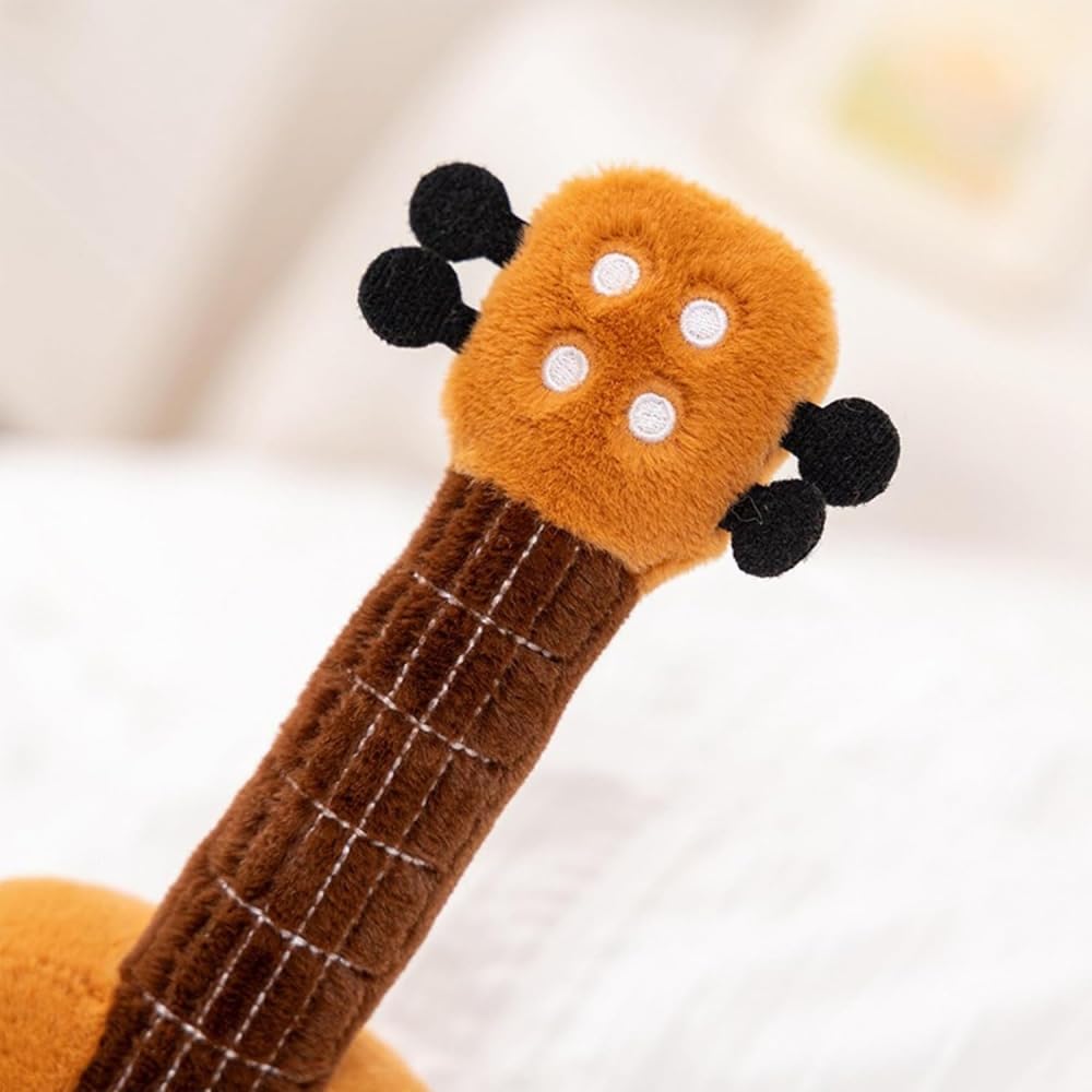 15inch Rock Star Guitar Plush Toy - Soft Stuffed Musical Instrument Throw Pillow, Cute Music-Themed Decor for Home, Bedroom, Festival Gift (Guitar