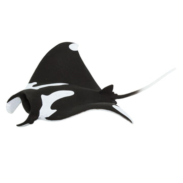 Safari Ltd. Manta Ray Figurine - Hand-Painted, Realistic 5.75" Sea Life Model Figure- Educational Toy for Boys, Girls & Kids Ages 3+