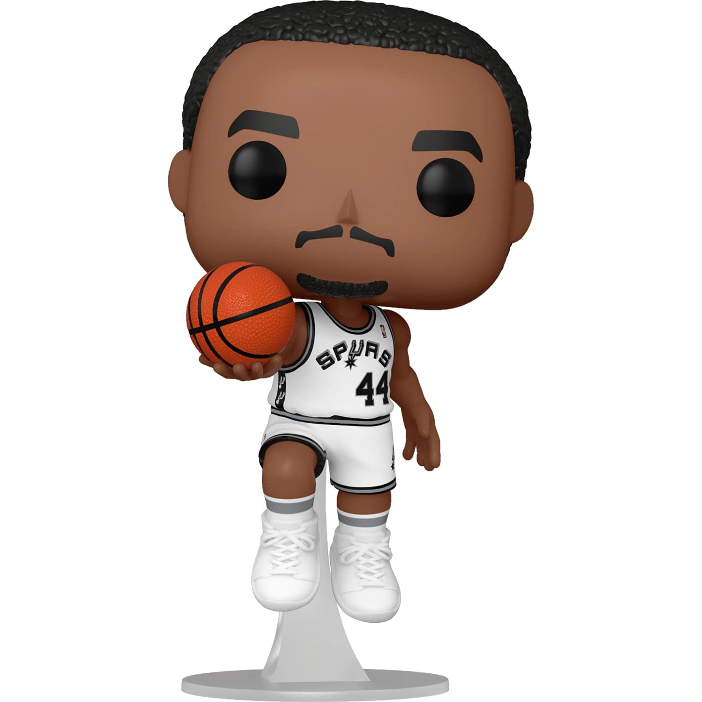 Funko G e o r g e Gervin: P o p ! Basketball Vinyl Figurine Bundle with 1 Compatible 'ToysDiva' Graphic Protector (105-55218 - B)