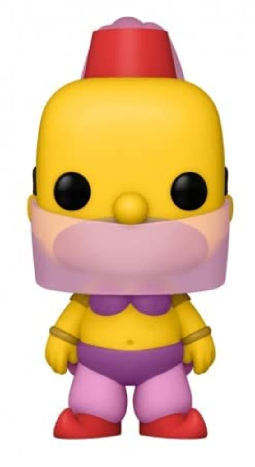 Funko Pop! The Simpsons Belly Dancer Homer 1144 FunKon 2021 Summer Convention Shared Exclusive