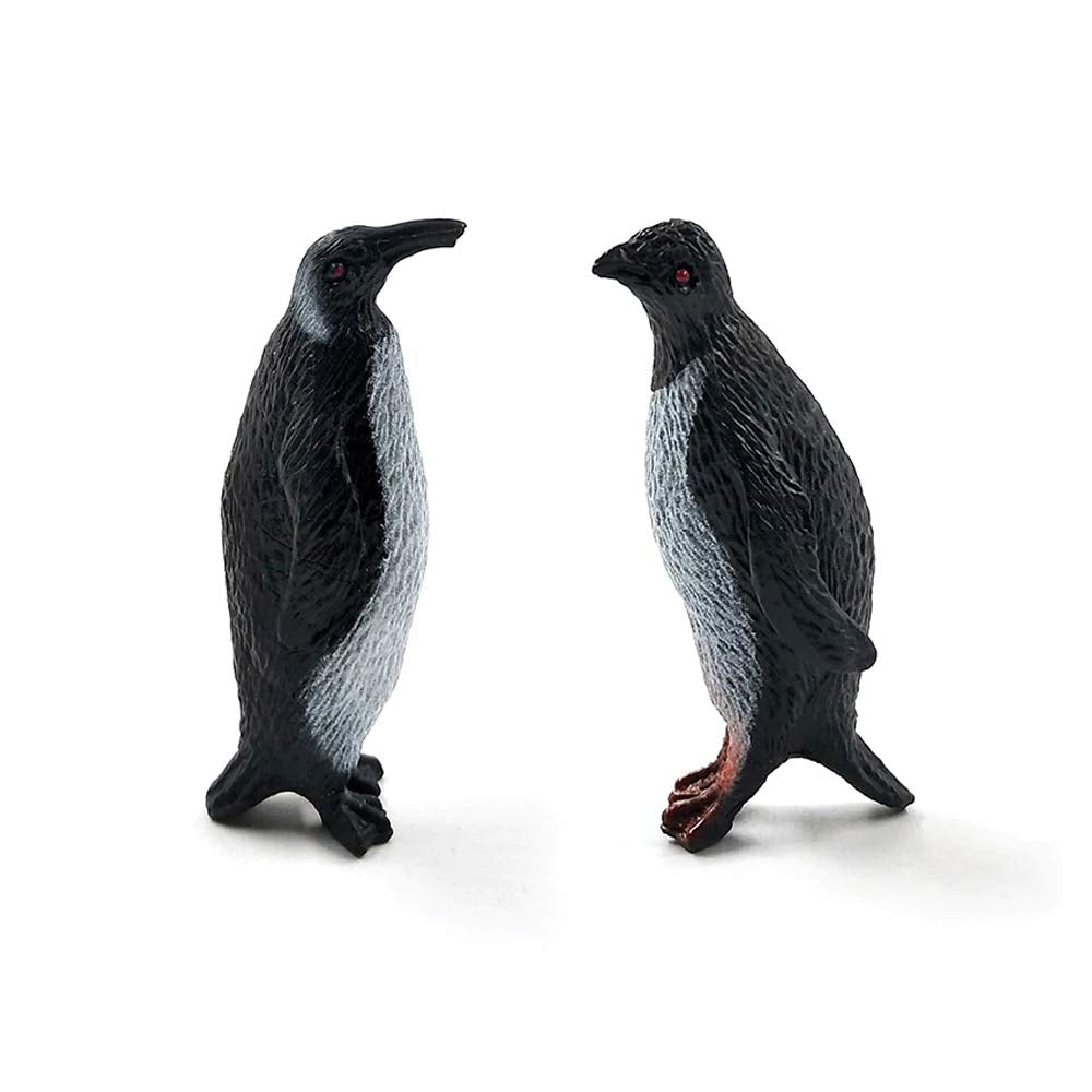 ORZIZRO 16Pcs Plastic Penguin Figurines, Cute Ocean Animal Penguin Figure Model Toys for Kids Children - Realistic & Detailed